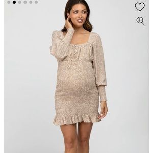 Smocked Maternity Dress